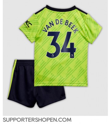 Manchester United Donny van de Beek #34 Tredje tröja Barn 2022-23 Kortärmad (+ korta byxor)